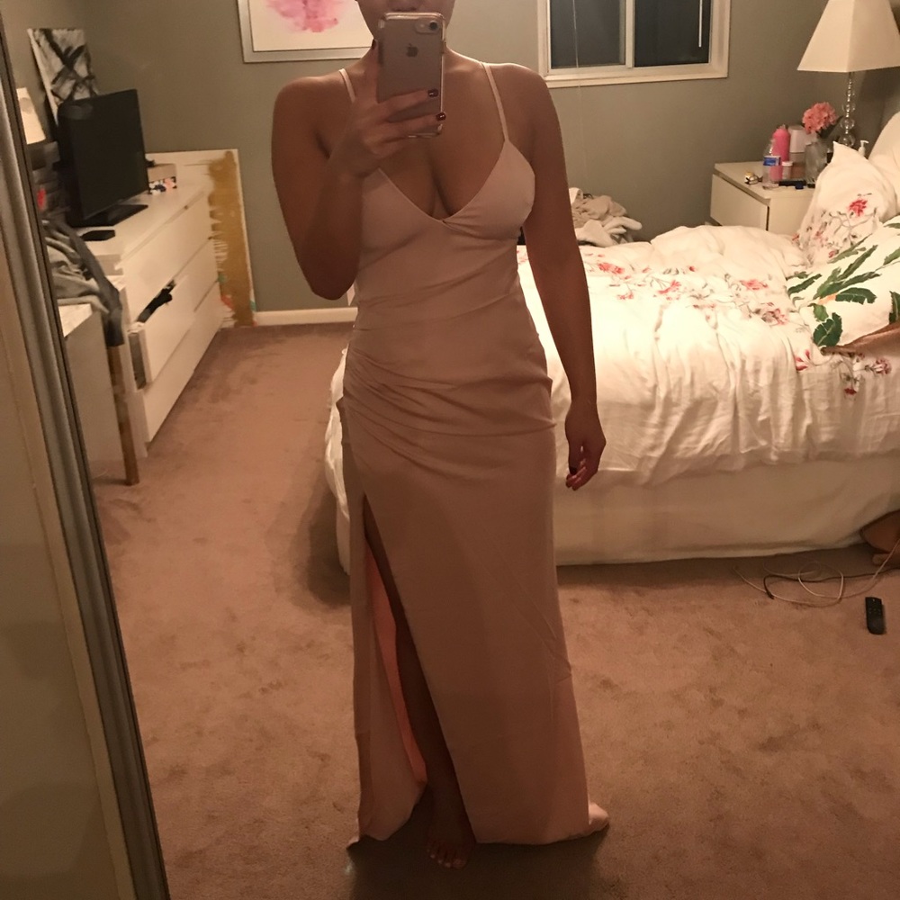 Pink Gown Lovers + Friends Mathy Dress